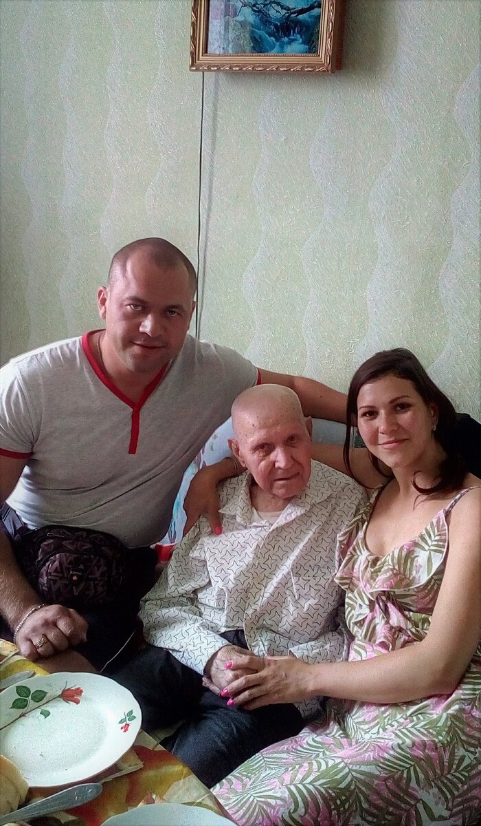 100-летие дедушки, Енькова Устина Емельяновича