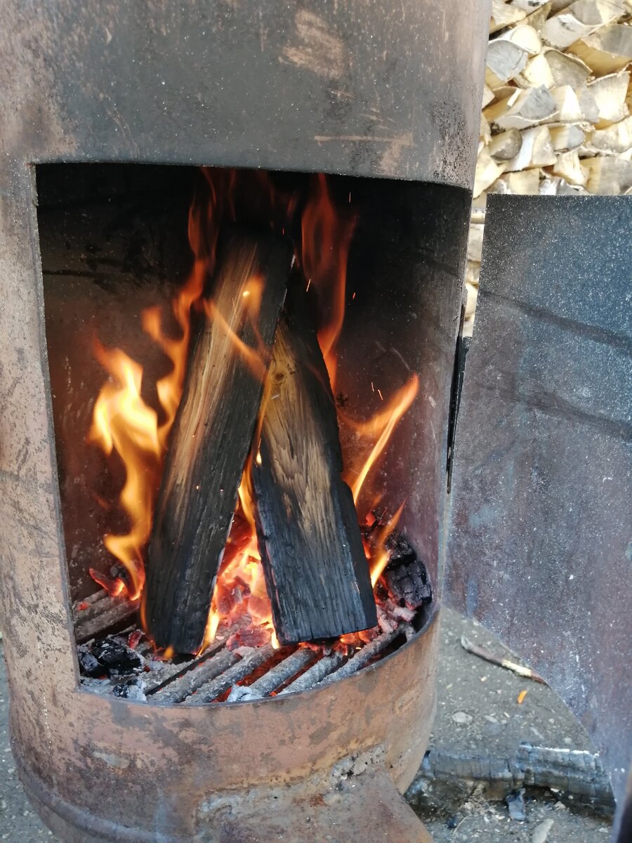 Топка печи для казана