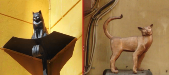 Кот Елисей и кошка Василиса.