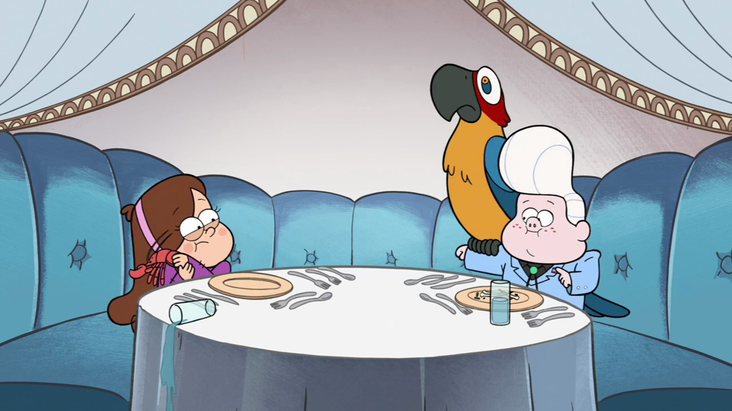 Гидеон приглашает Мэйбл на свидание