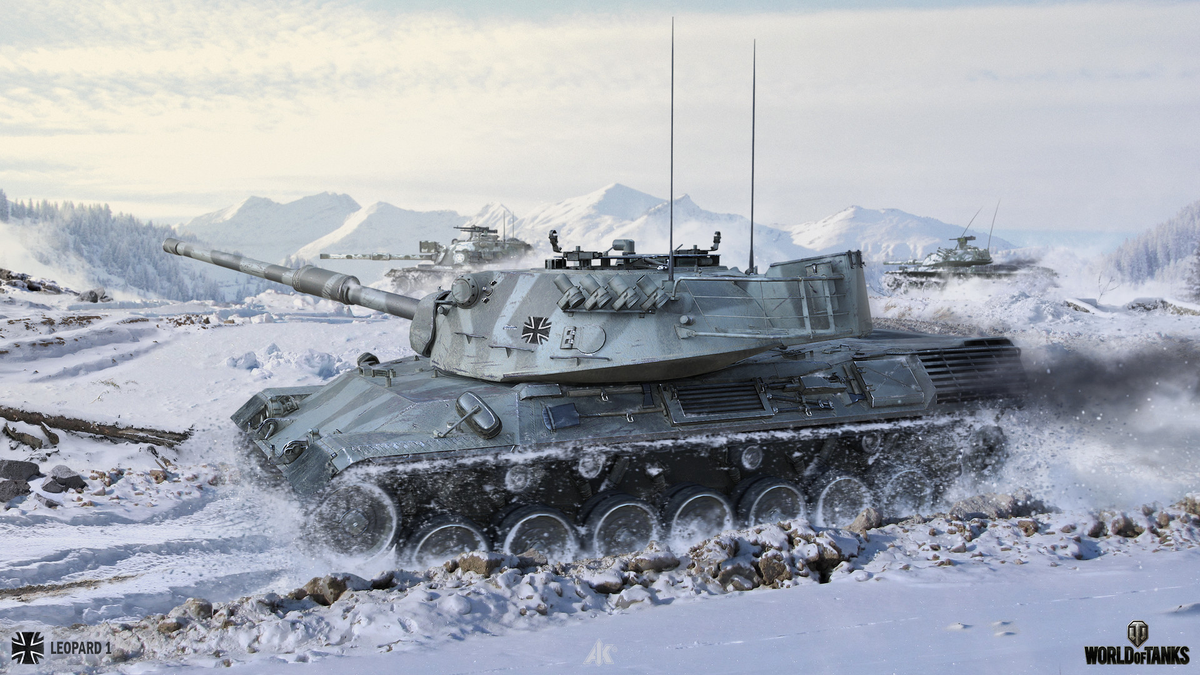 Немецкий средний танк 10 уровня Leopard 1