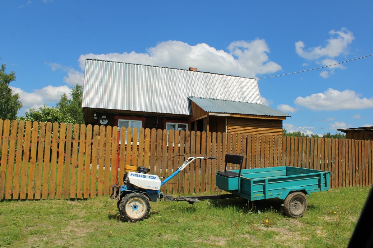 мотоблок с прицепом