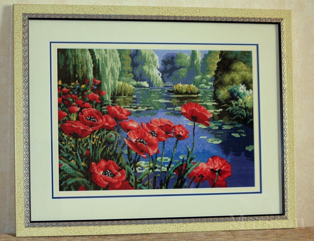 Dimensions 20066 Lakeside Poppies 41x28