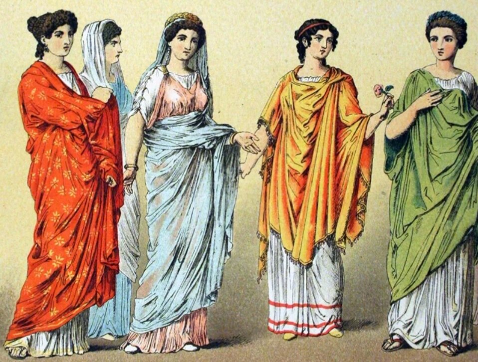 Какую одежду носили женщины в древнем Риме и что было под одеждой