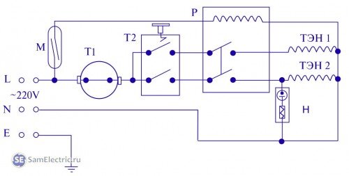 Схема проточного водонагревателя Termex System 