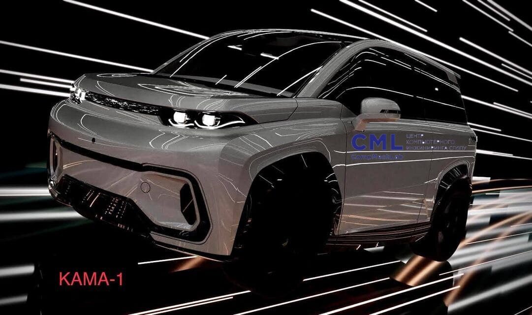 Электромобиль «КАМА-1» - фото CompMechLab