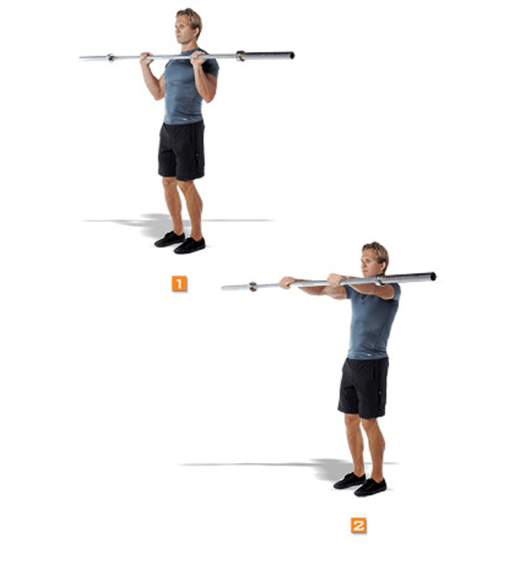 Упражнение с грифом