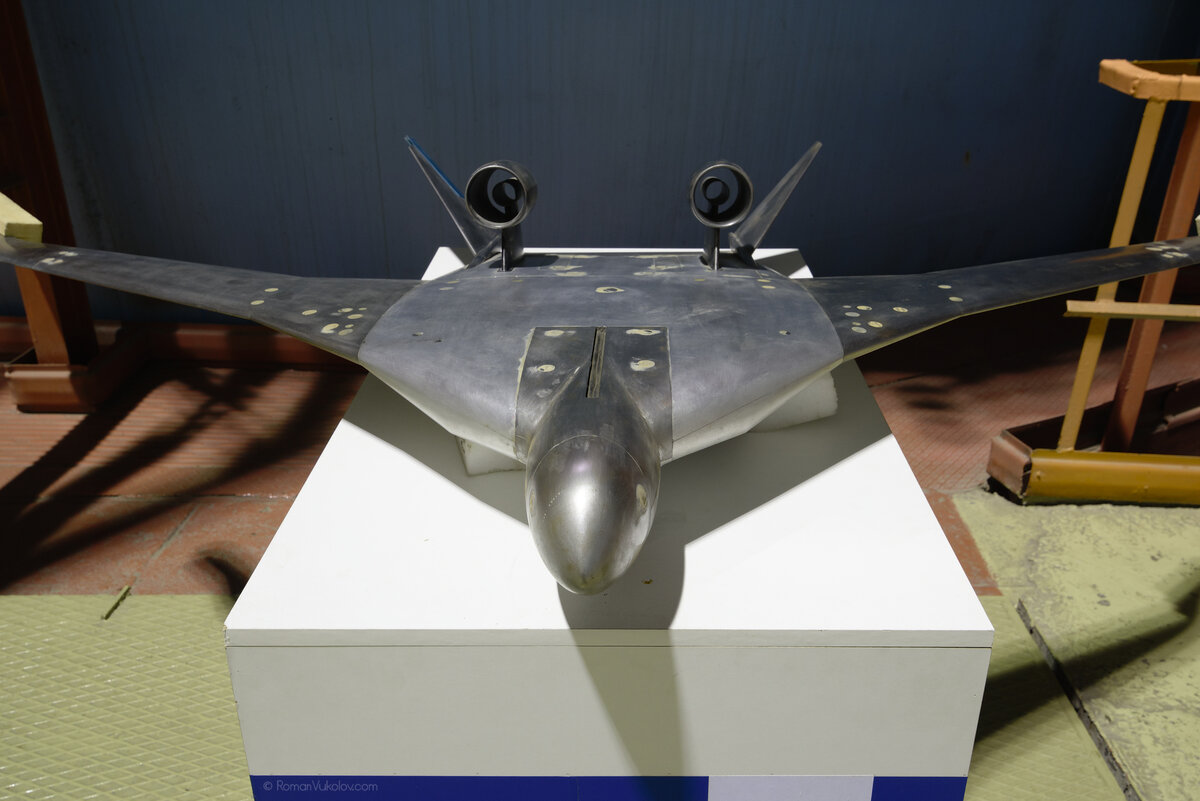 Модель самолёта на испытаниях в ЦАГИ. Фото: Роман Вуколов.