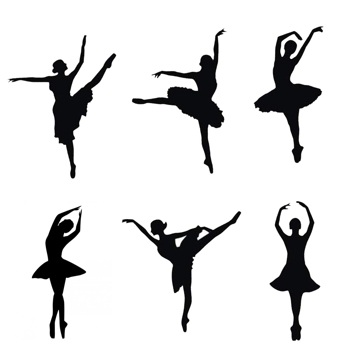 Шаблоны балерин