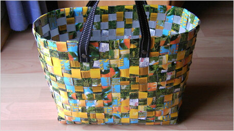 Сумка из переработанного пластика