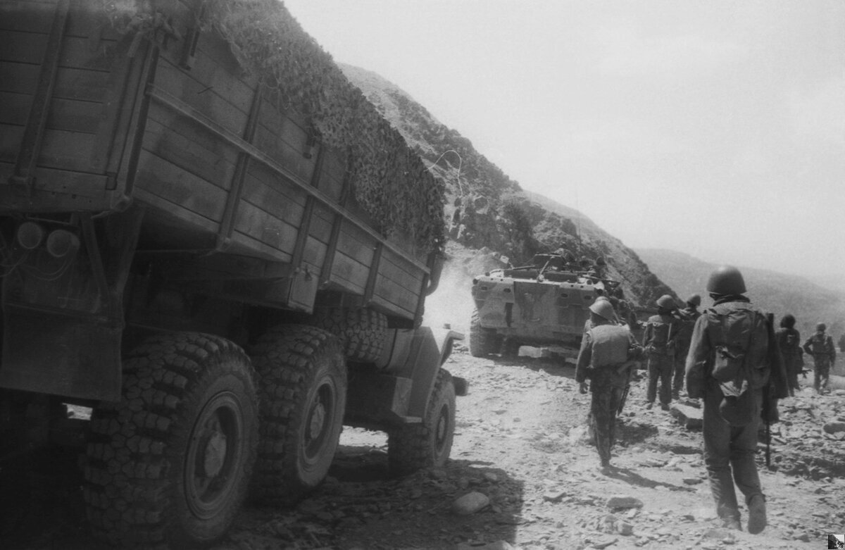 Зил-131 на войне в Афганистане в 1989 году