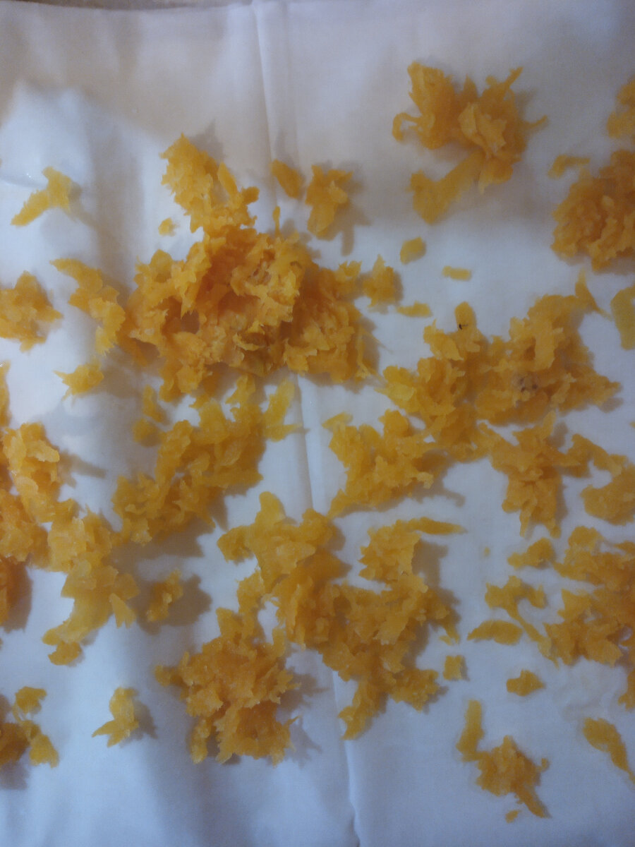 Равномерное распределение на листе фило тыквы