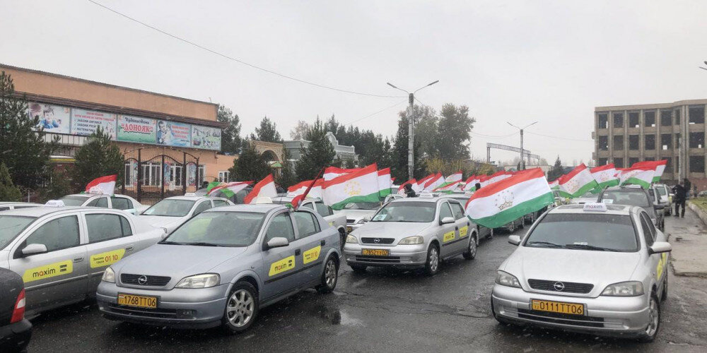Автопробег в честь Дня Государственного флага Таджикистана, 2019 год.
