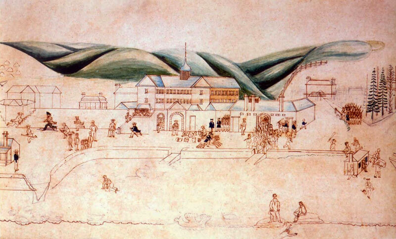 Восстание осужденных в колонии Норфолка. Источник: wikipedia.org