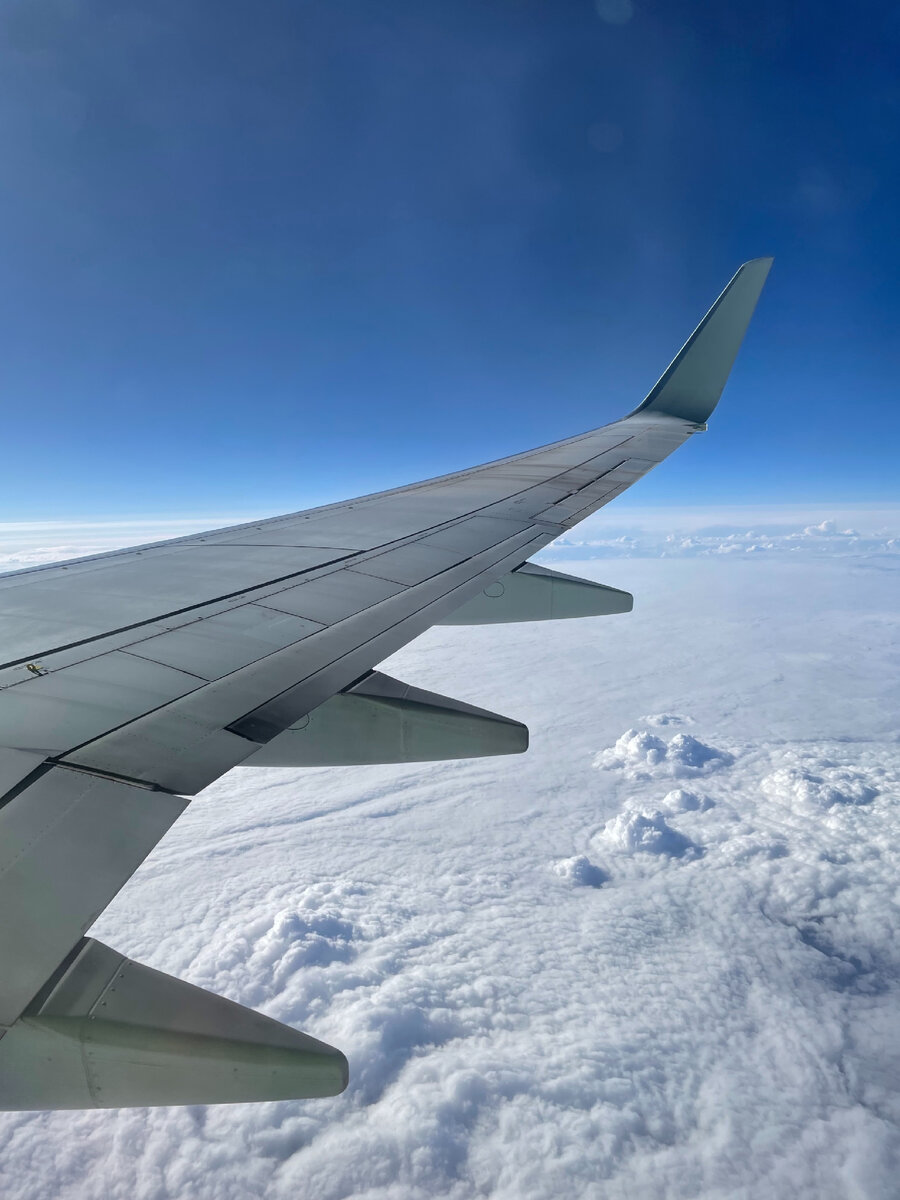 Под крылом самолета - весь мир. Фото автора