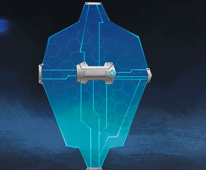 Фантандэр использовал щит