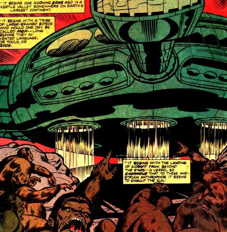 Прибытие Целестиалов на Землю в комиксах Марвел