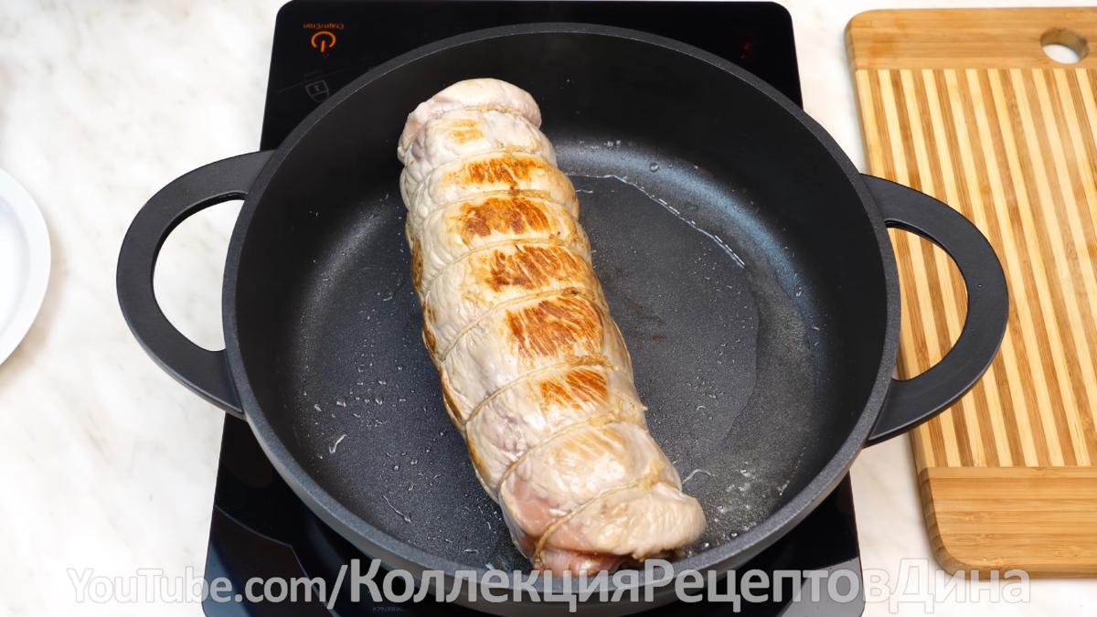 Свиные рулетики с черносливом и орехами - рецепт с фото