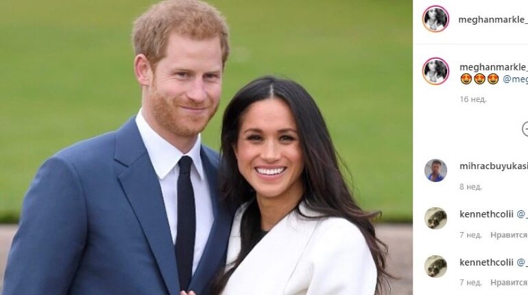Меган Маркл и принц Гарри. Фото: Instagram @meghanmarkle_official