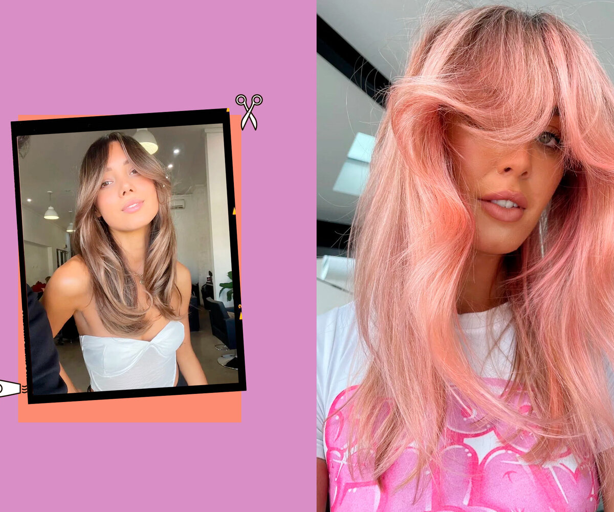     Как выглядит самая модная челка этого лета — она круто смотрится и не мешает в жару!