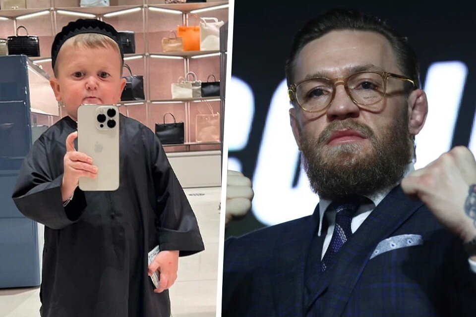     Хасбик и Конор Макгрегор. Фото: соцсети/REUTERS