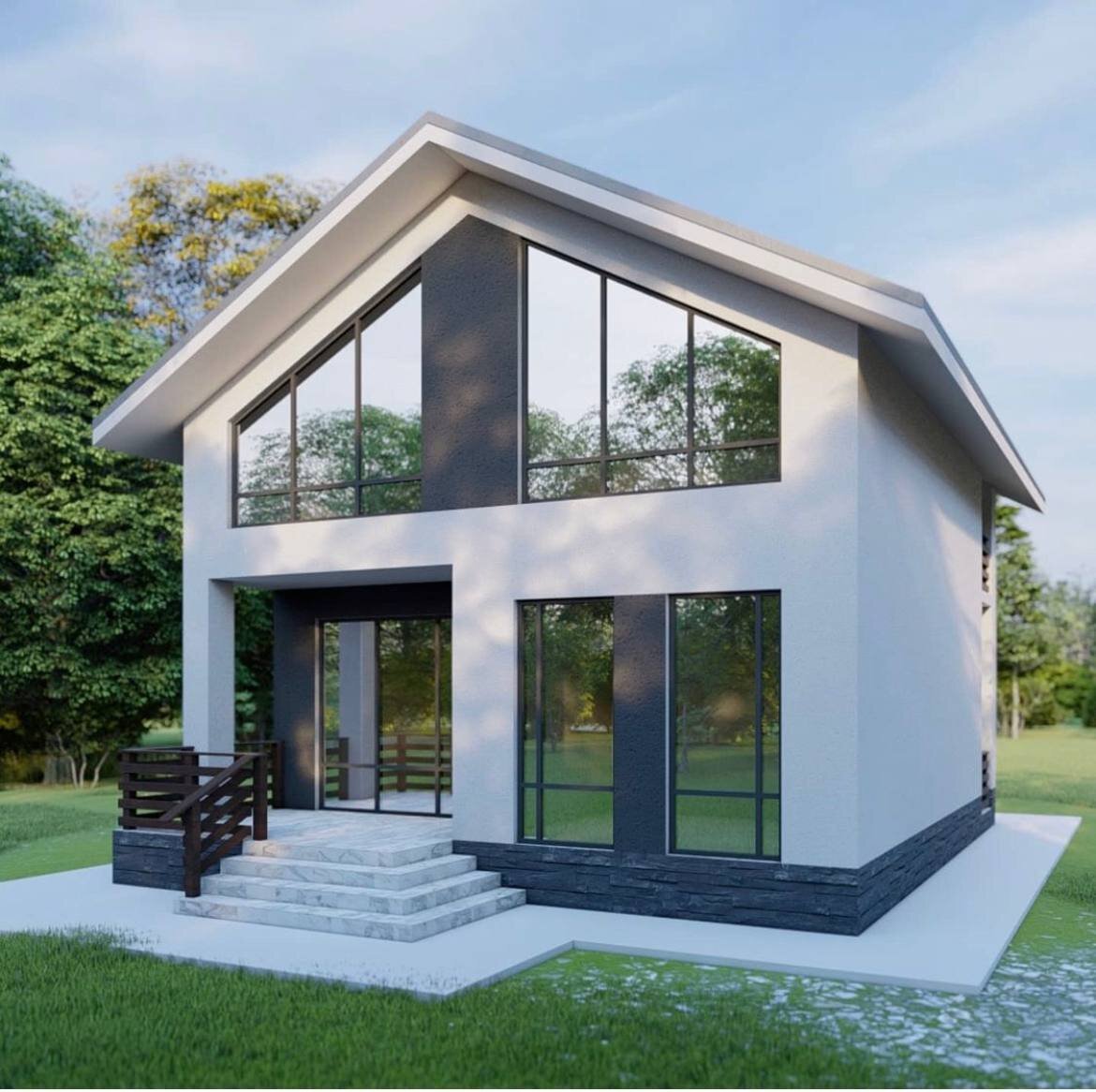 Дом в стиле шале