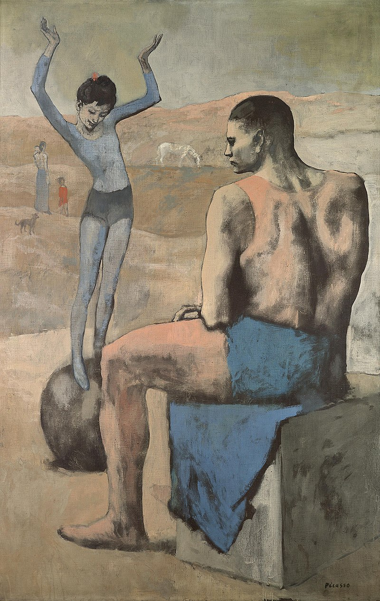 Пабло Пикассо Девочка на шаре. 1905