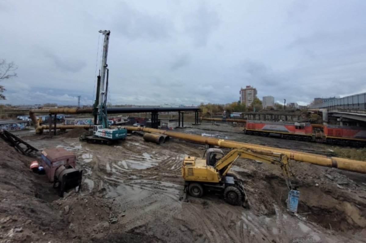    В Барнауле нарушился график строительства моста на Новом рынке