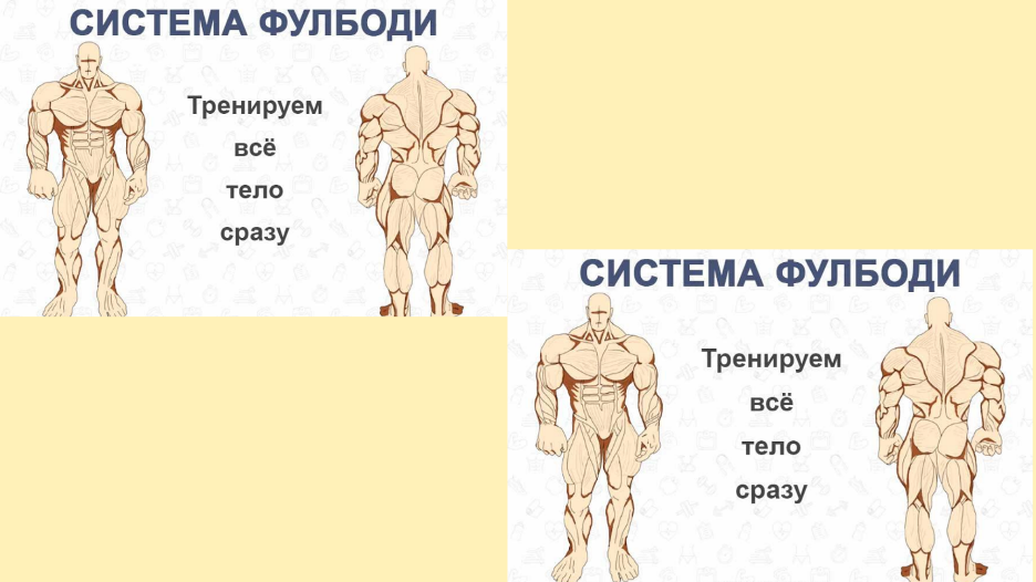 План тренировки фулбади