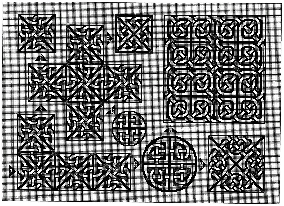 Кельтский Узор Спицами - Узоры Спицами для вязания свитеров, шарфиков, кардиганов, пуловеров.