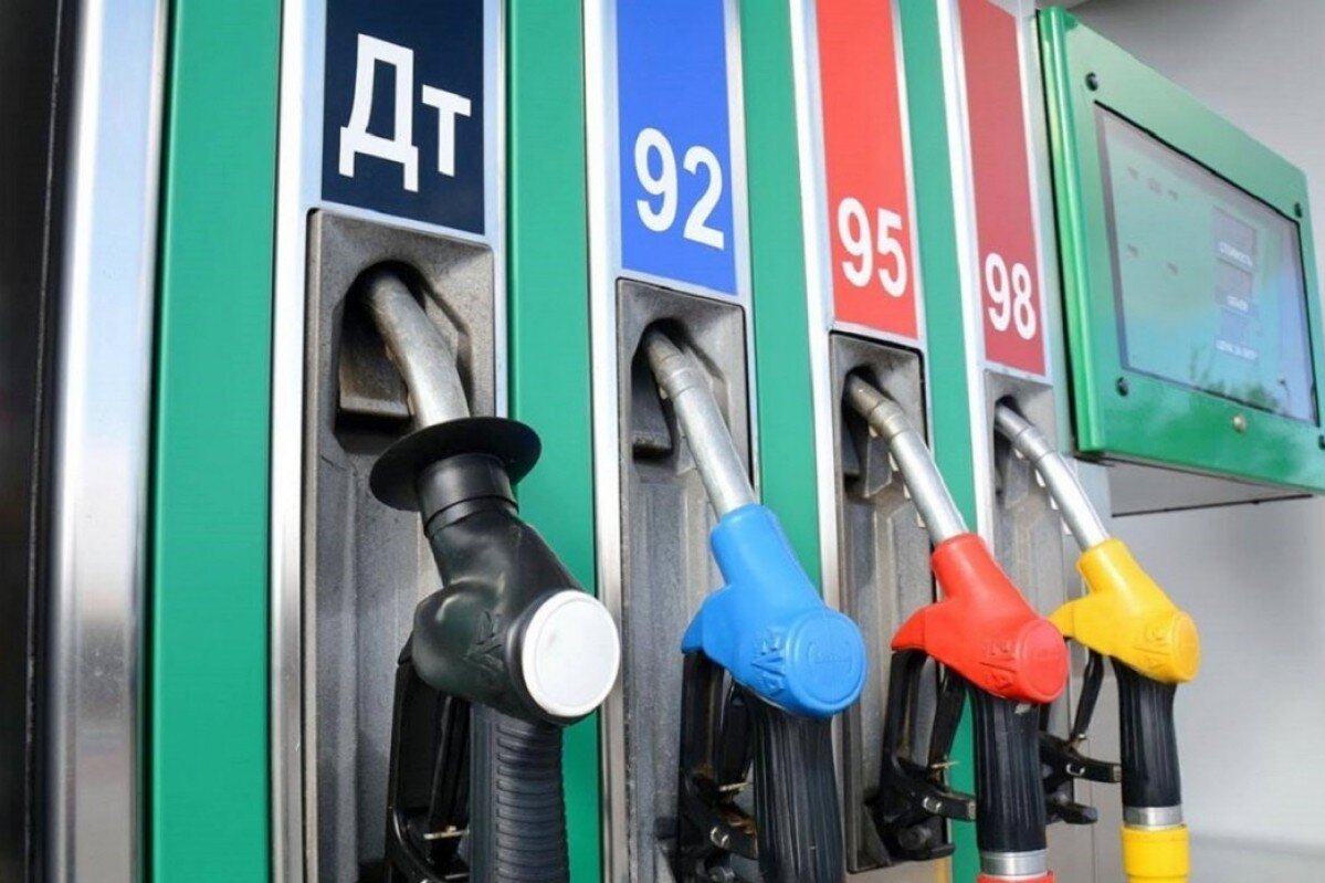 Колонка заправки на АЗС