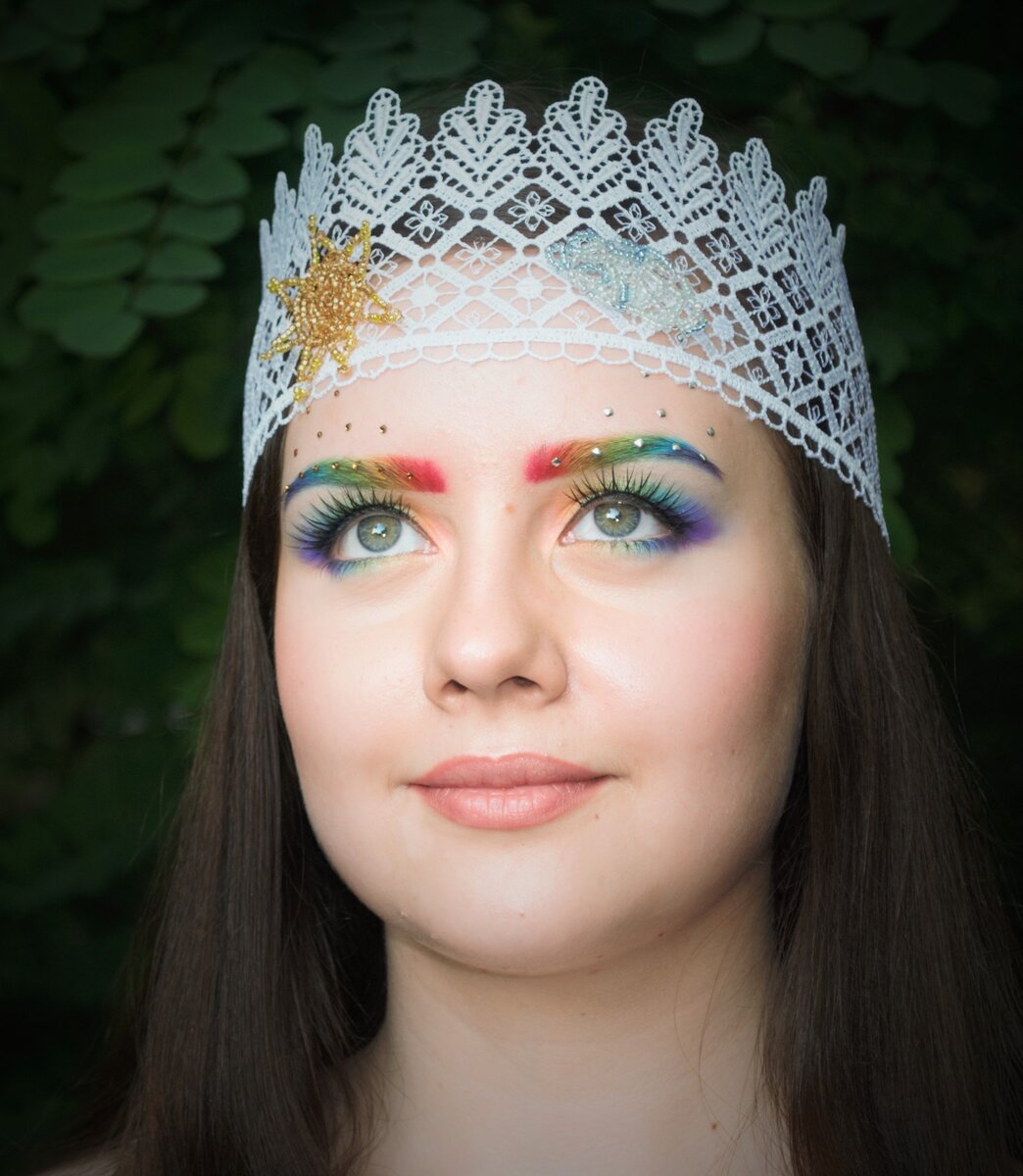 Благодарю мою прекрасную модель Ангелину за помощь в реализации моей фантазии к конкурсу "Brow fairy". 