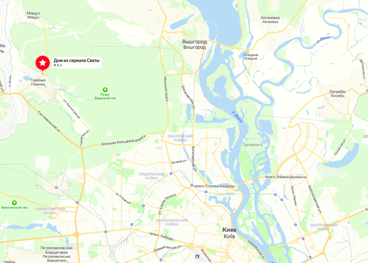 Местоположение дома