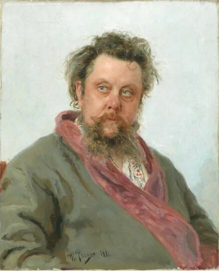 «Портрет композитора М.П. Мусоргского», 1881 год