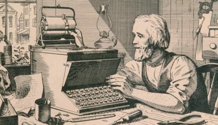 Кристофер Шоулс и печатная машинка