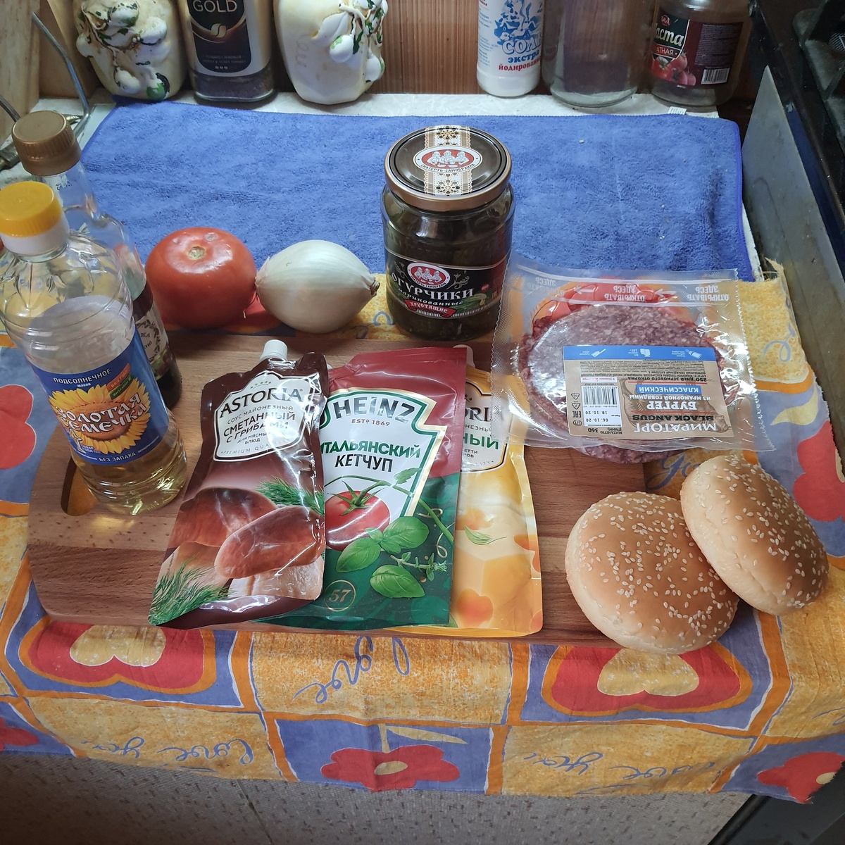 Мой набор продуктов. Собственное фото автора канала. 