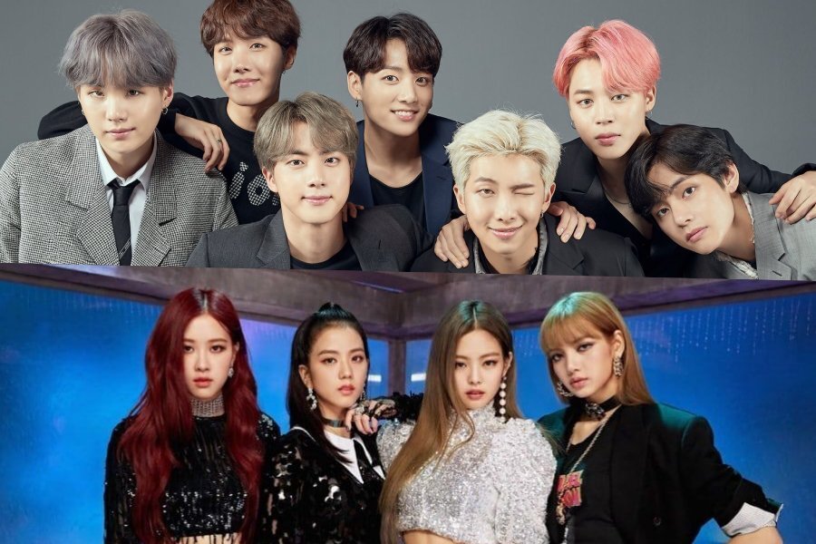 Bts and blackpink фото