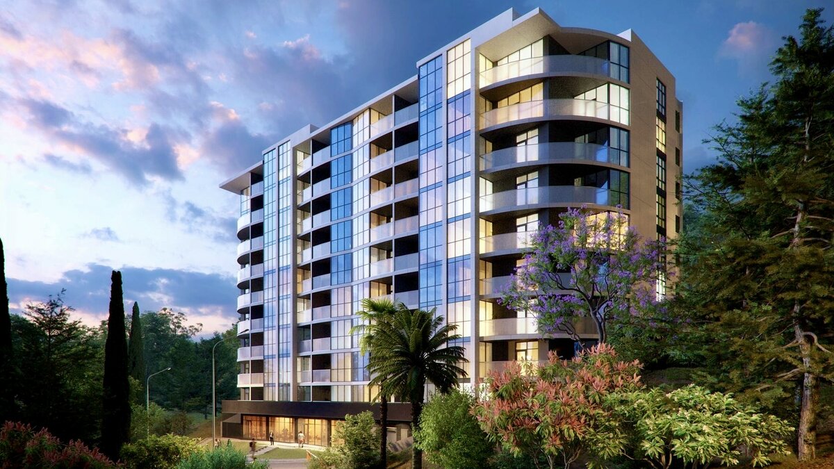 АК «Горка» в Хосте, рендер