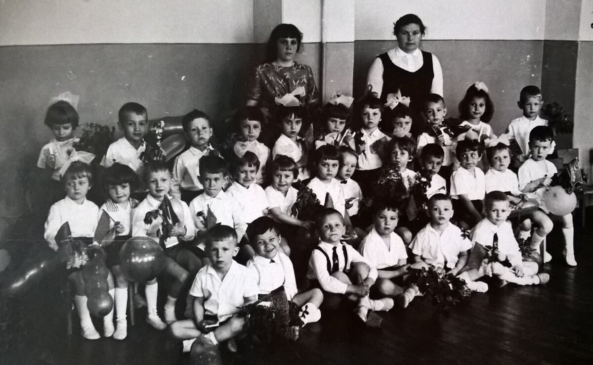 Детсадовская группа 1972 год.