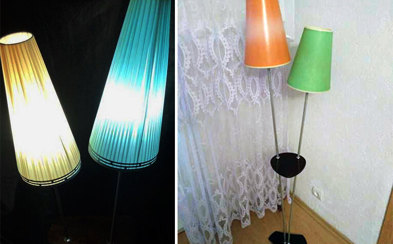 Тоже отечественные образцы . Модели торшеров  из 1960-х дожили до наших дней в идеальной сохранности