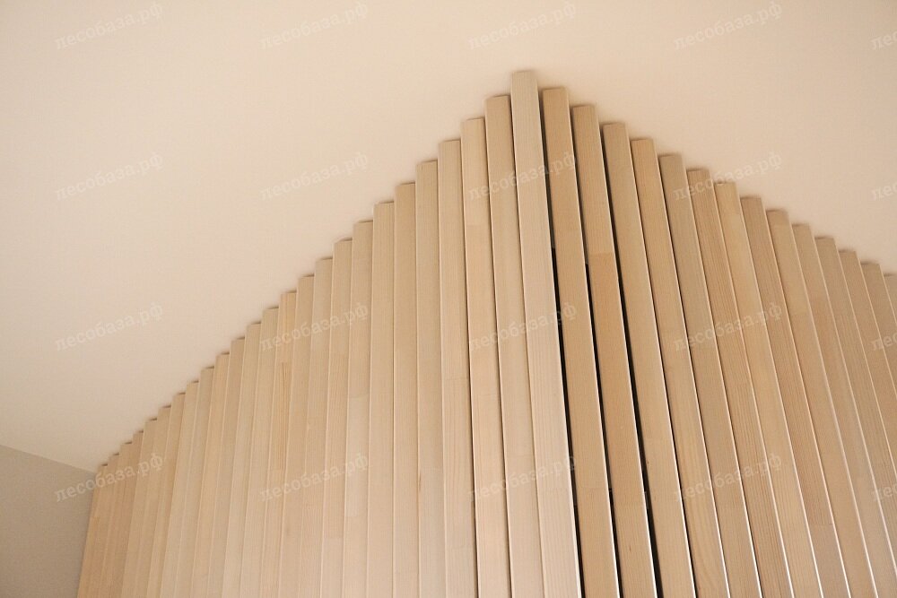 декоративная перегородка из реек фото