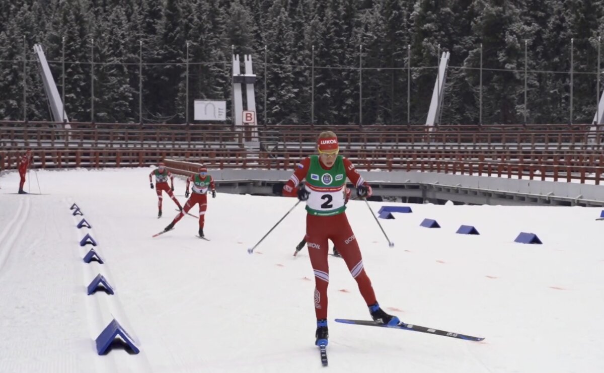 Финиш Анны Грухвиной