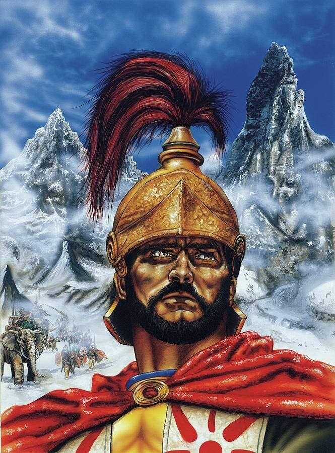 Ганнибал Барка. Картина современного художника.