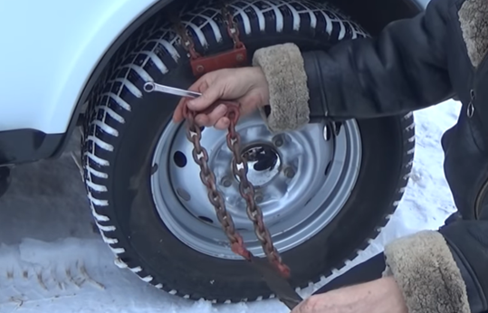 Как сделать цепи на колеса своими руками