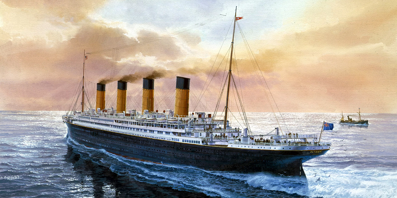 Пароход Титаник./Фото:https://clck.ru/SM757