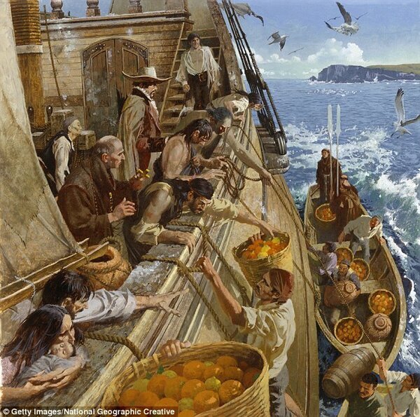 Моряки 17 века 