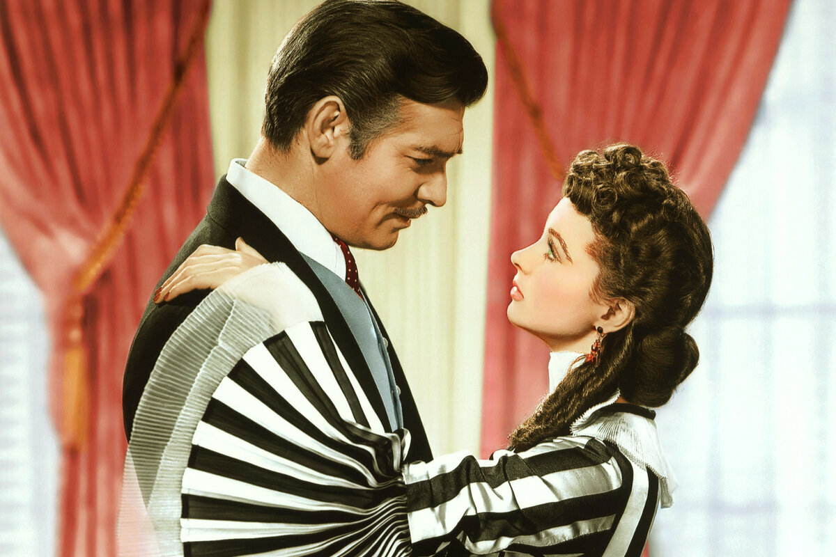 Кадр из фильма "Унесенные ветром", 1939 г.