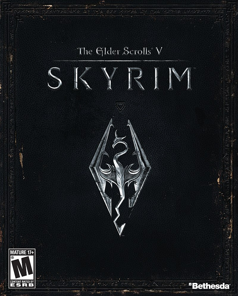 Это компьютерная игра, которая была выпущена в 2011 году компанией Bethesda Softwork. Является пятой частью серии The Elder Scrolls 