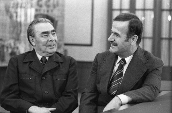 Леонид Брежнев и Хафез Асад