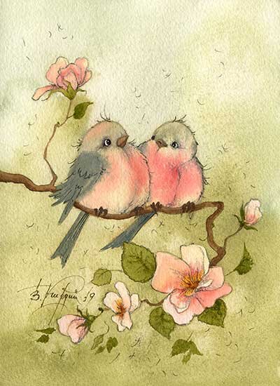 "Мнение", художник Виктория Кирдий